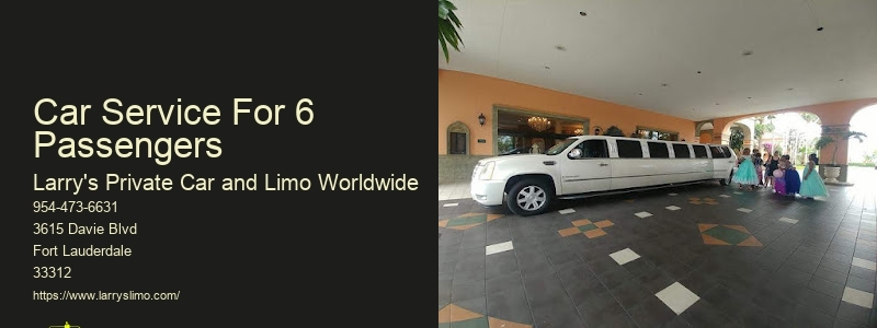 4 Person Limo Rental