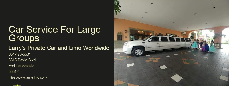 8 Passenger Limo Rental Near Me